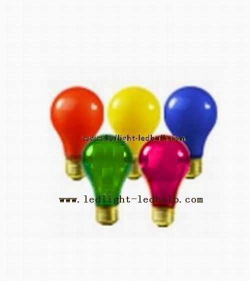 Colored A19 LED decorative lamp
