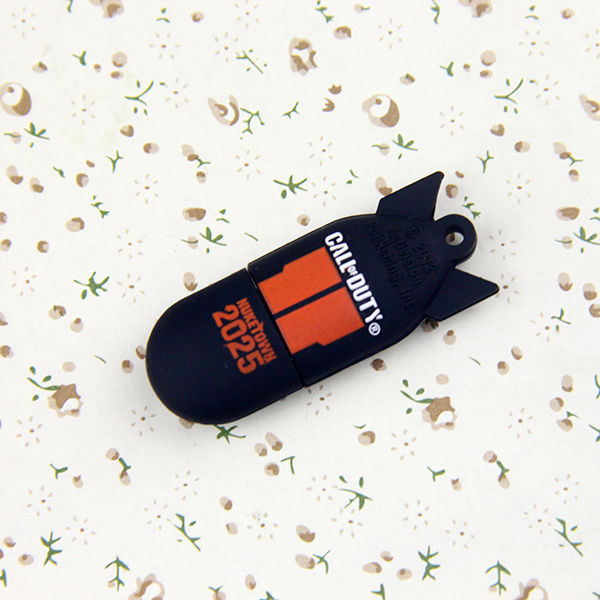 Factory Customize Soft PVC 4GB USB Flash Disk