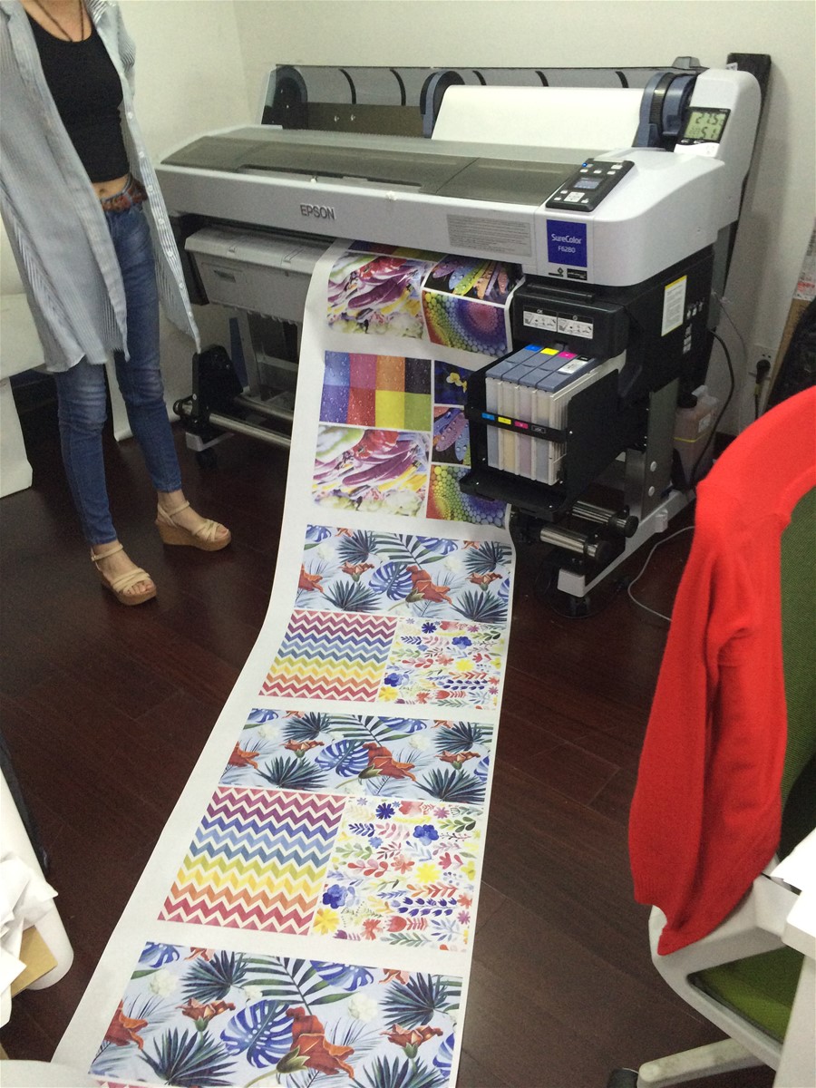 South Korean Quality FBS 100grs 18m width roll sublimation paper for polyester flags banners printing