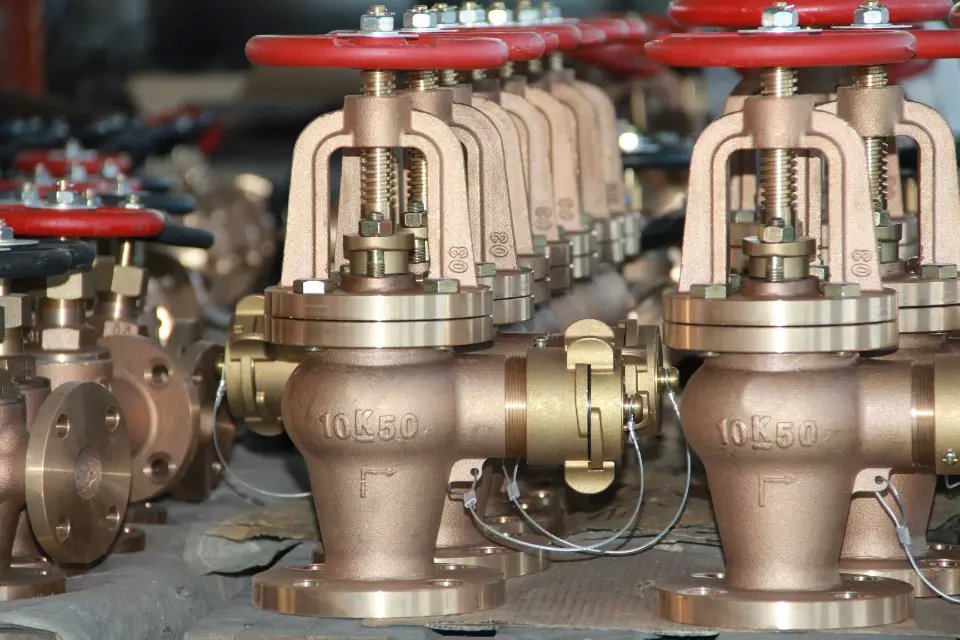 JIS F7302F7304 Marine valve Bronze or Brass Angle valve