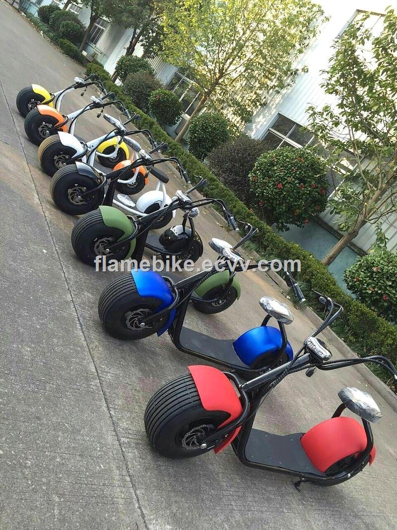 800W Electric Motorcycle with FR Suspension 2 Seats
