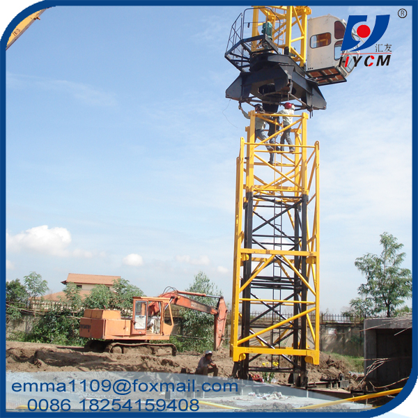 Hot Sell TC5610 Topkit Tower Crane with 6tons maxload