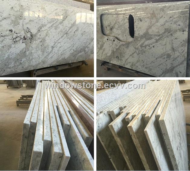 River White Granite Countertops Vanity Tops From China