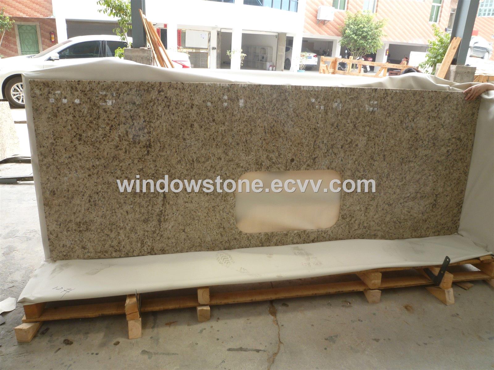 Giallo Ornamental Granite Countertops and Kitchen Tops