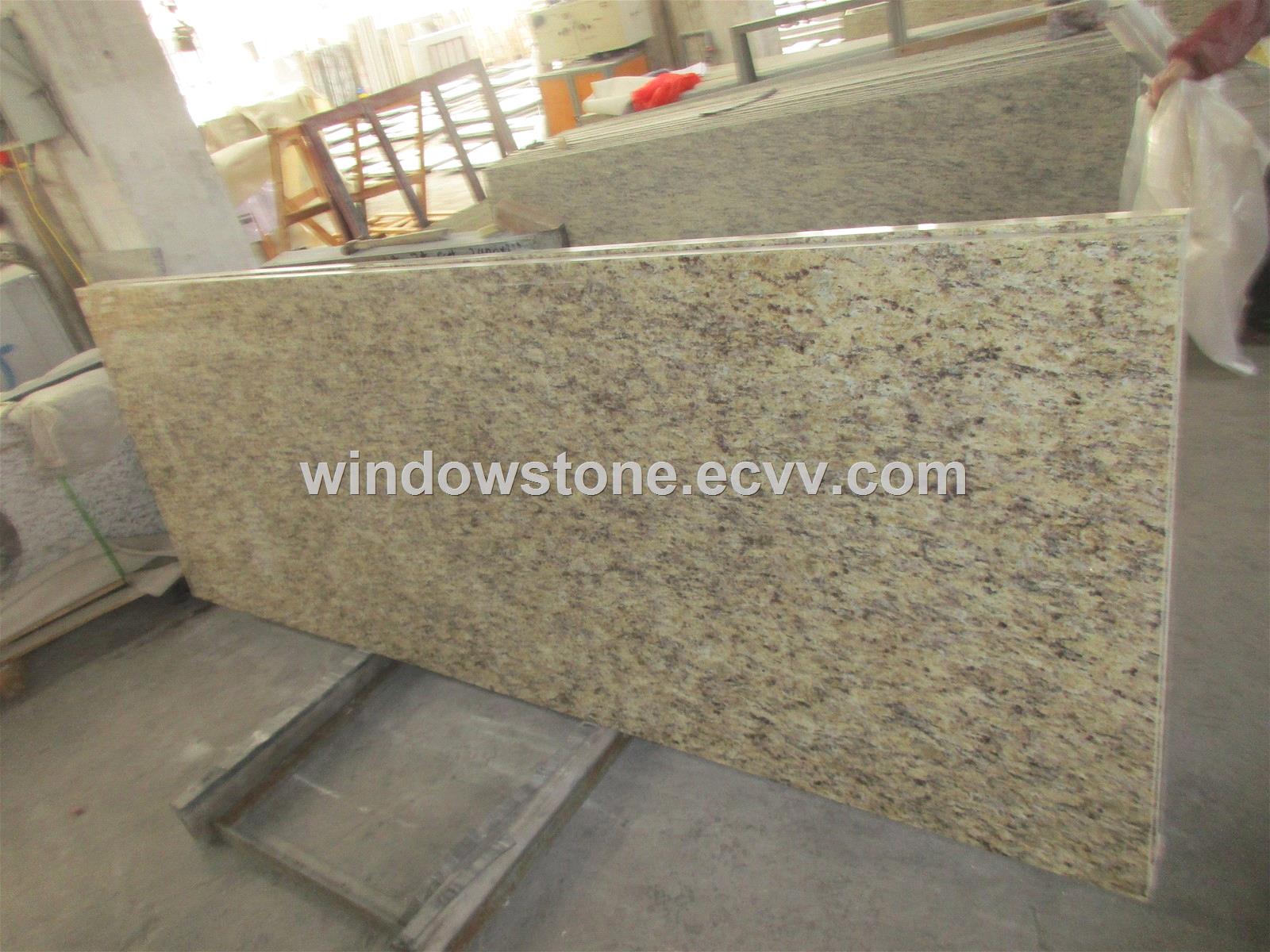 Prefab Granite slabs Venetian Gold countertops
