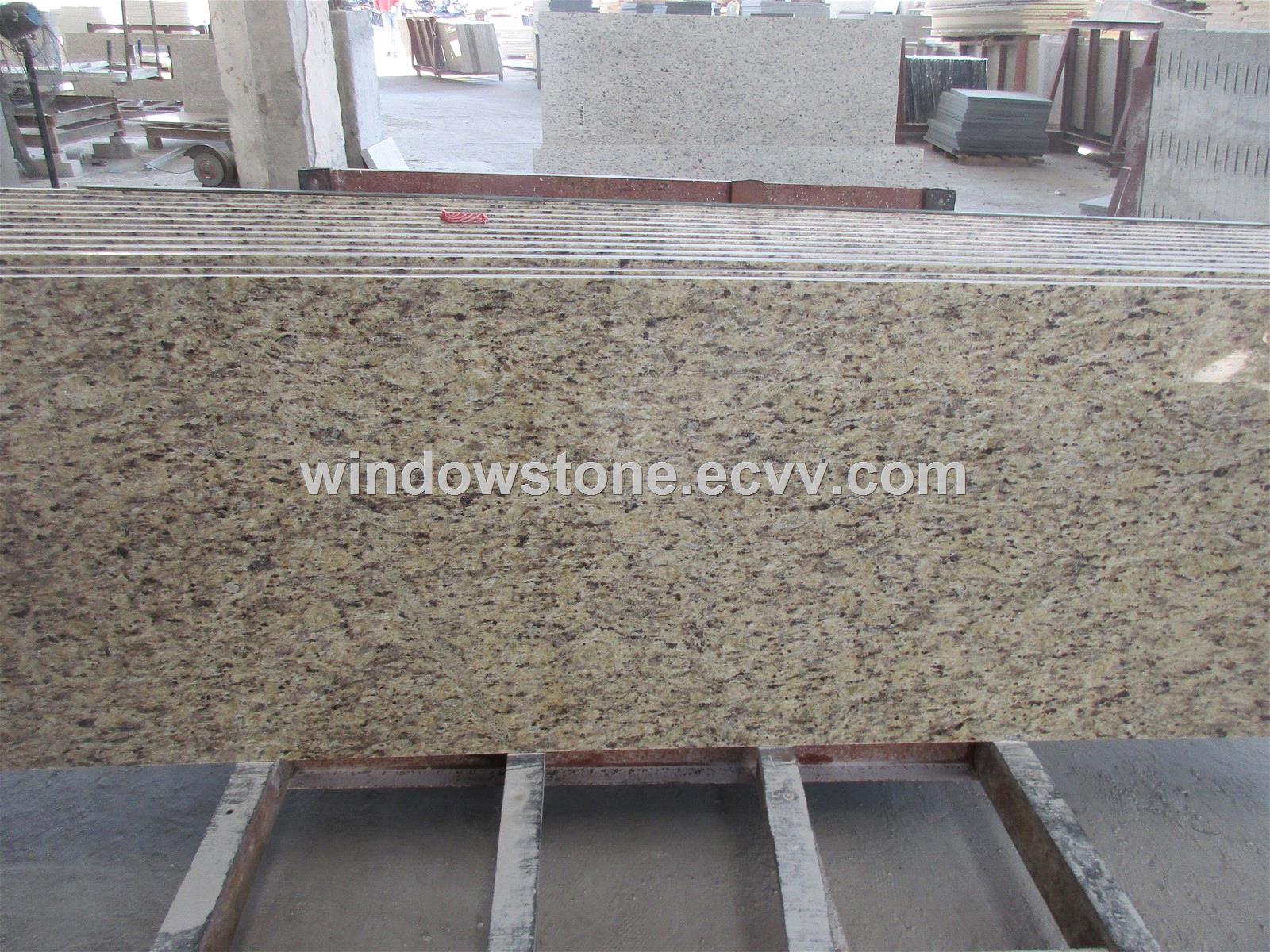 Prefab Granite slabs Venetian Gold countertops