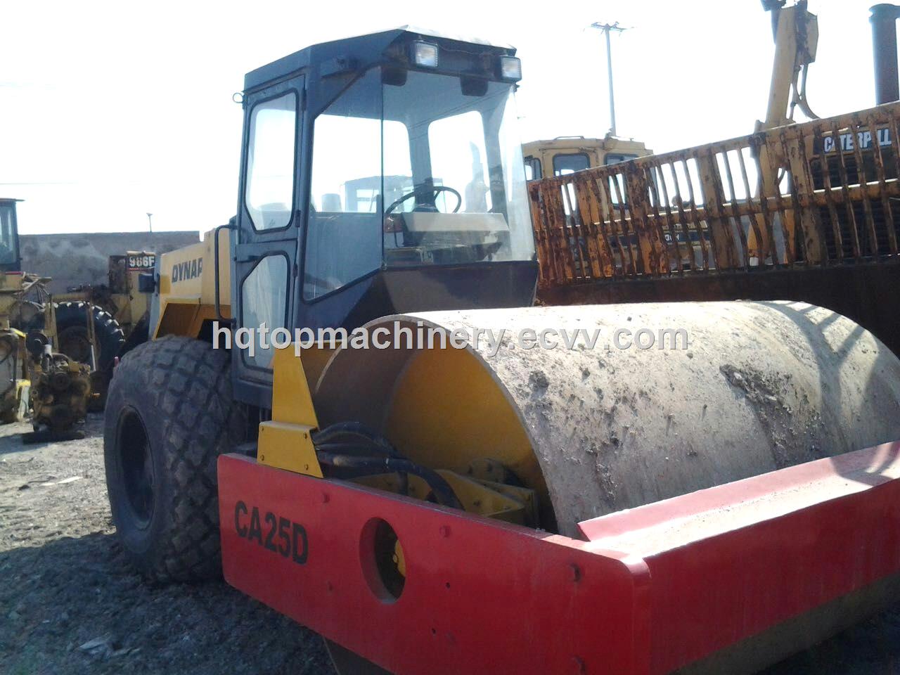 Used Road RollerDynapac Cheap Hydraulic Soil CompactorOriginal CA25D CA25 CA30 CA30D Road Roller