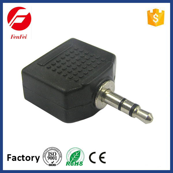 FENFEI 35mm stereo plug to 235mm mono jacks audio jack