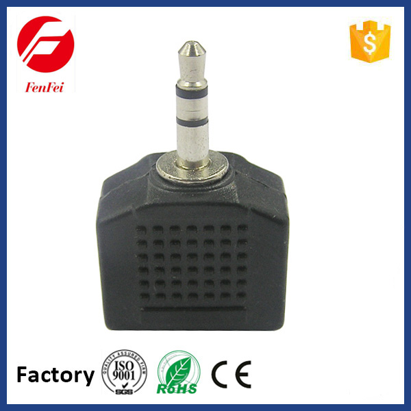 FENFEI 35mm stereo plug to 235mm mono jacks audio jack