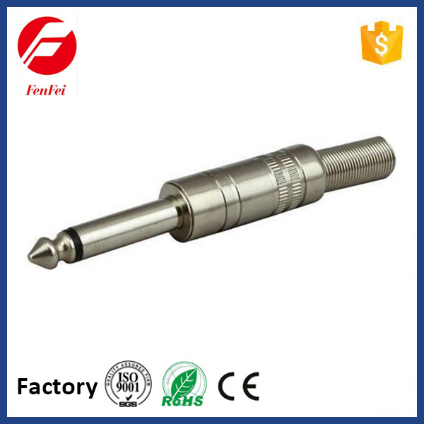 High Quality 635mm Mono Plug Metal with Spring