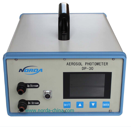 DP30 aerosol photometer for filter leak detection