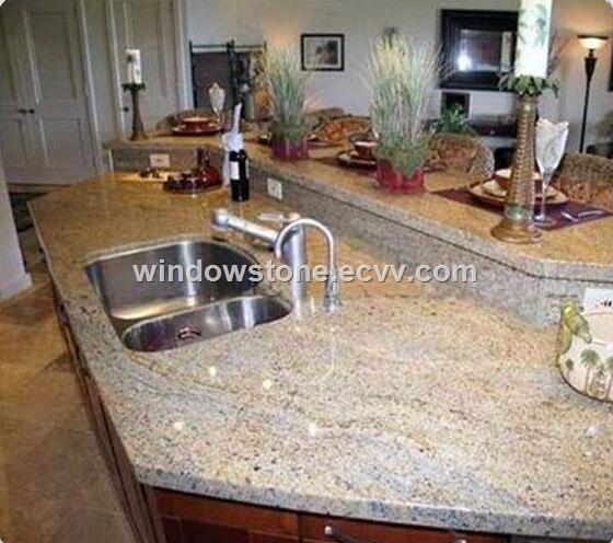 India granite Kashmir Gold kitchen granite countertop