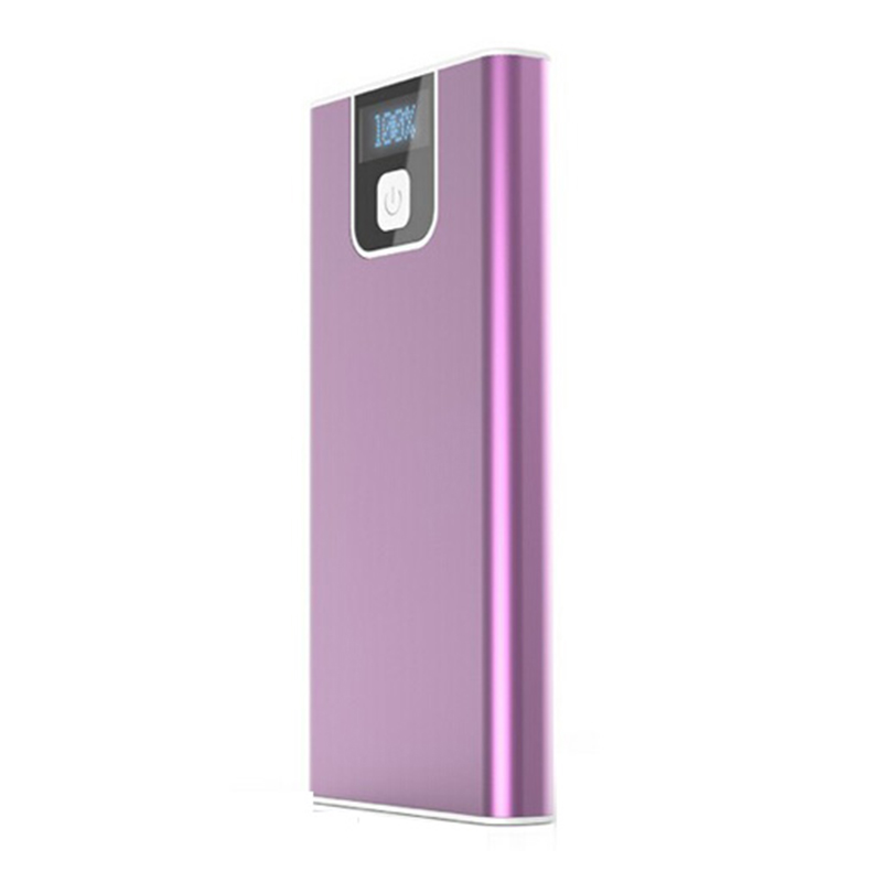 Promotional newest fashion LCD digital screen 10000mah power bank