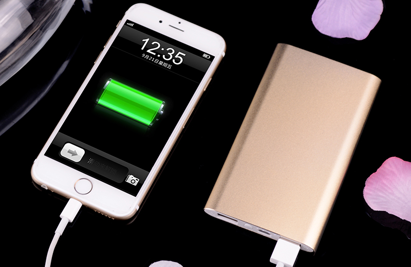 High quality new arrival 5000mAh dual usb portable mobile phone power bank