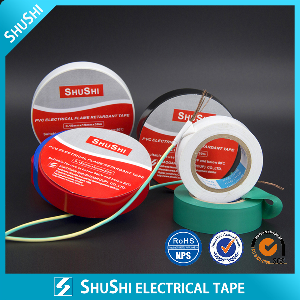 PVC insulating tape fire resistant