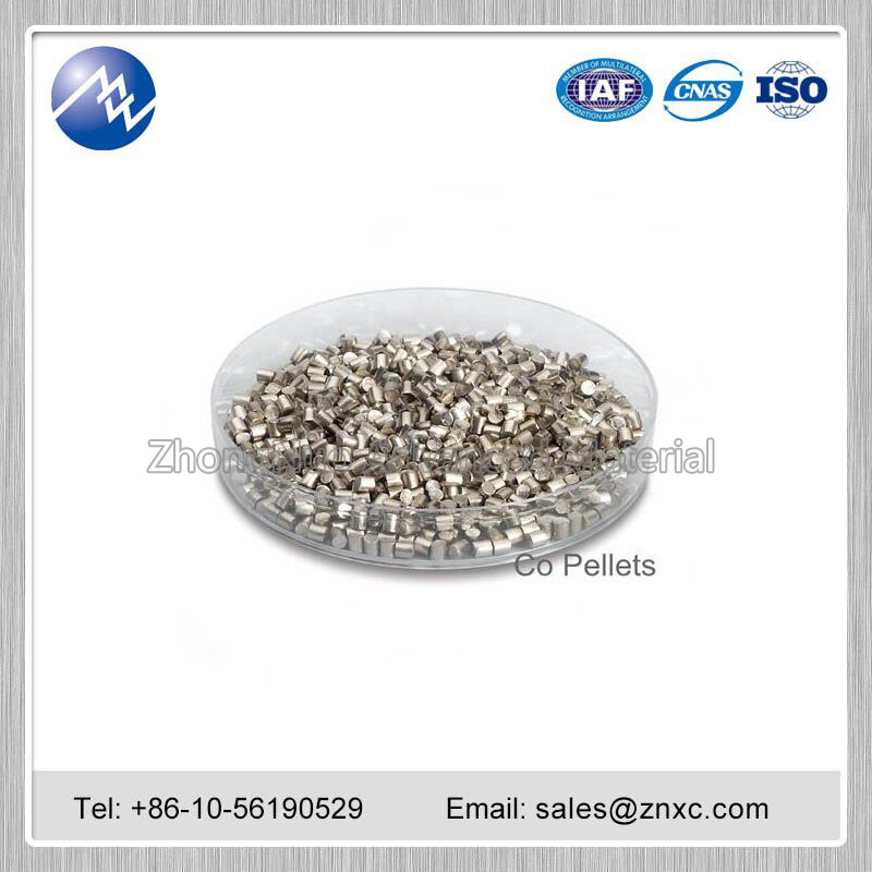 33 mm high Purity 9999 Co Cobalt pellet