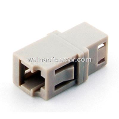 Optical Fiber Adaptor LCLC Simplex beige housing