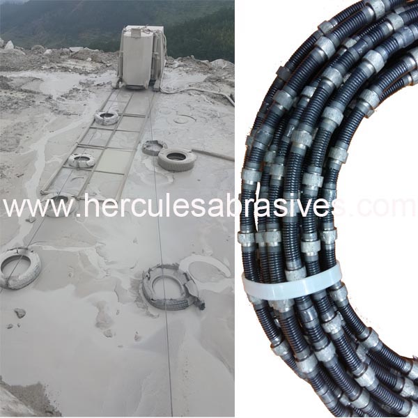 Diamond wire saw for marble