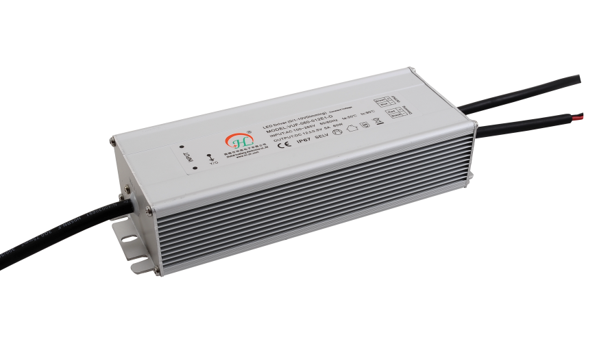 60W IP67waterproof 010V dimmable LED power supply CE RoHs Europe standard