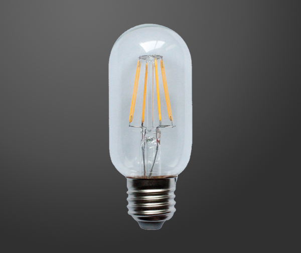 High quality led filament T45 2W4W 480lumens E26E27B22