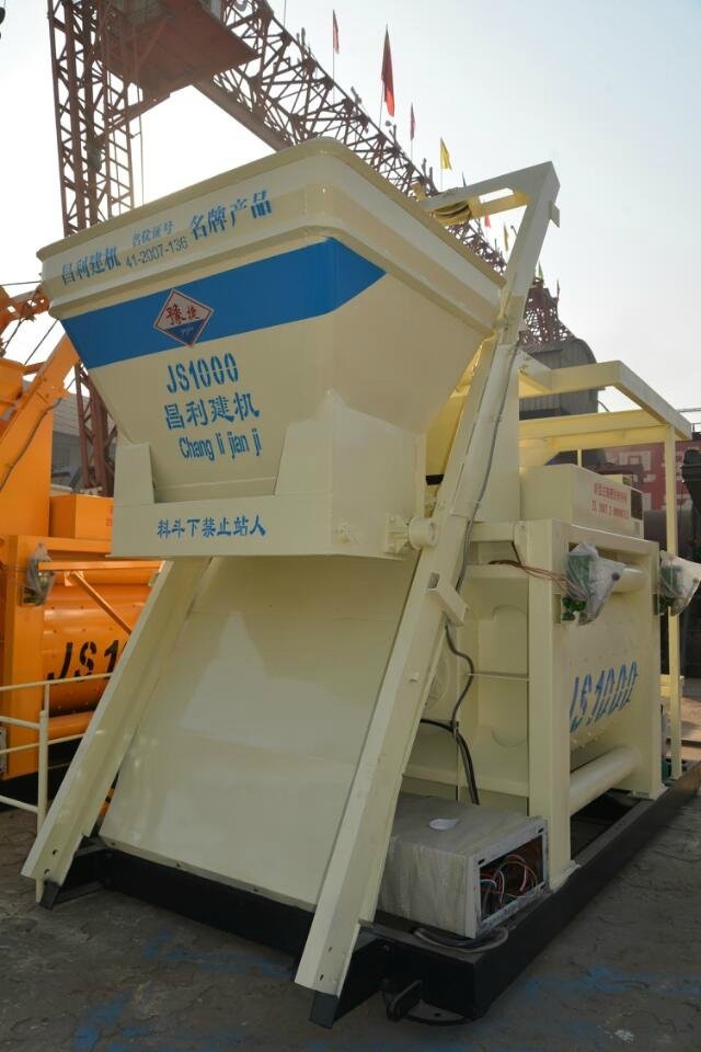 China Famous Brand JS1000 Concrete Mixer for Sale