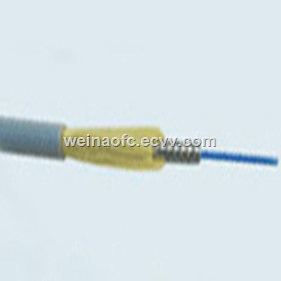 Optical Fiber Armored Indoor Cable 46812 Cores Multimode with Braiding Strength