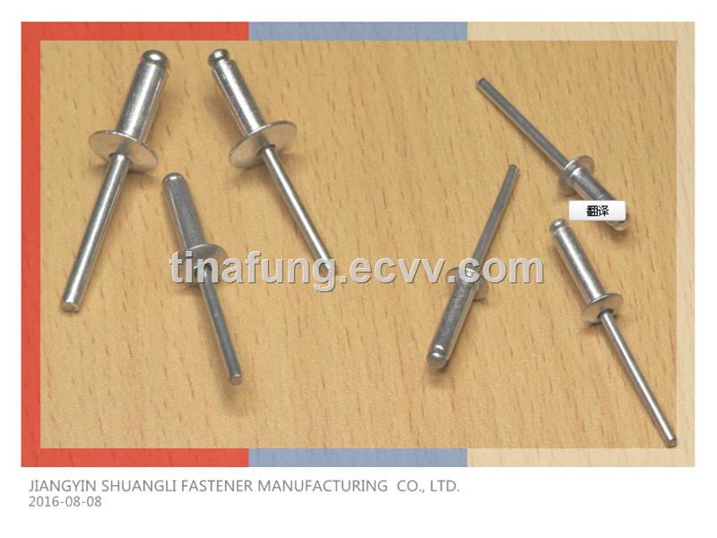 Large Flange Head Pop Blind Rivets