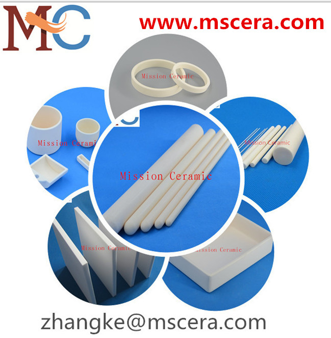 Closed One End Alumina Ceramic Tube