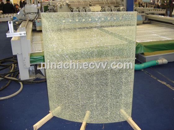 cast in place acrylic resin for crackle glass decorative glass