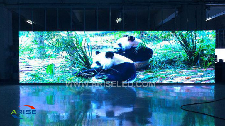P19mm Indoor Full Color HD Led Screen with Die Cast Aluminum Cabinet ariseled