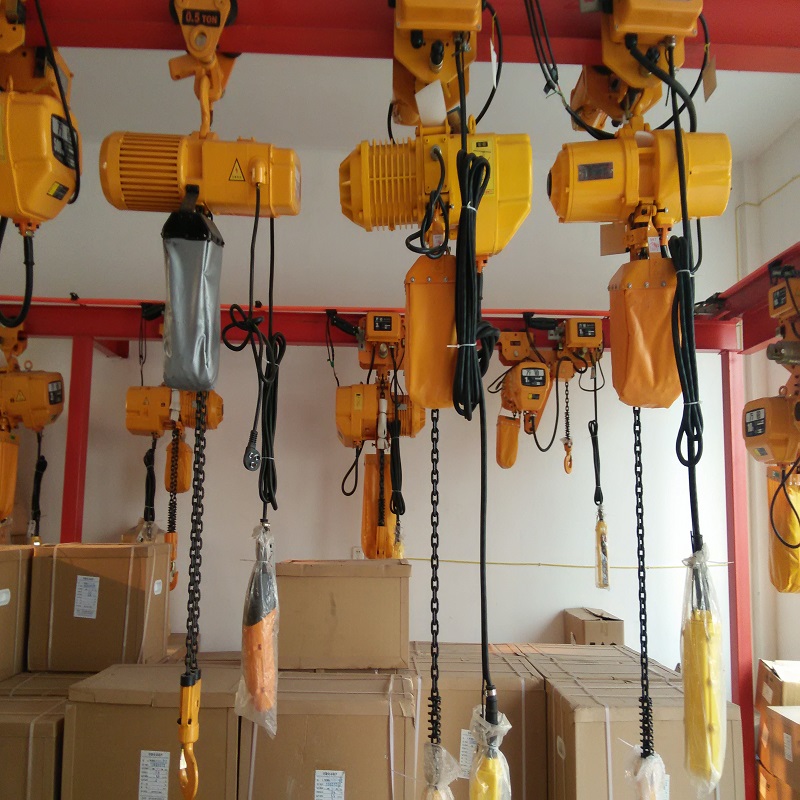 10 ton construction electric chain hoist with elelctric trolley chain pulley block
