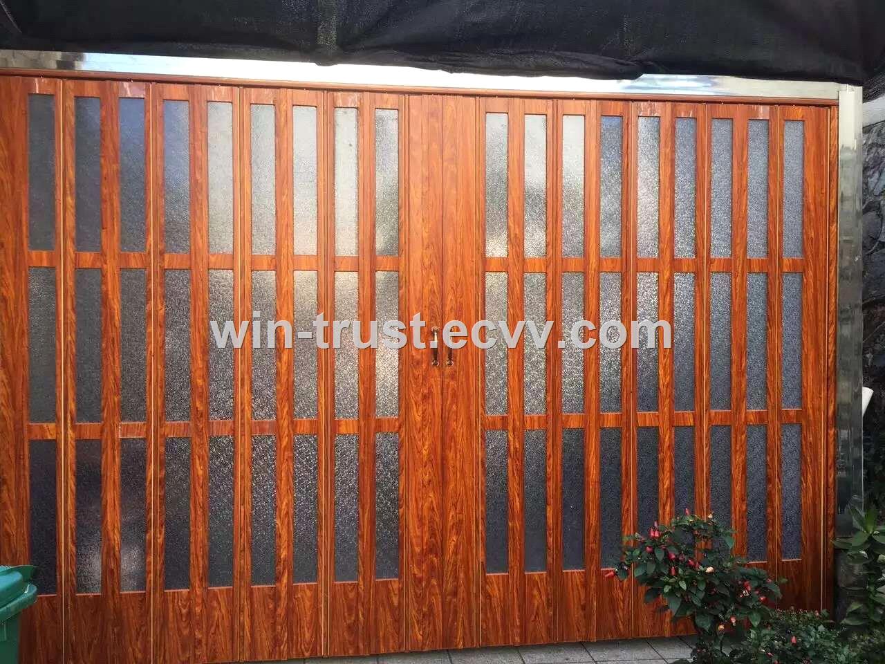 Commercial Accordion Folding Doors/Frameless Polycarbonate Folding Door/PVC Folding Door