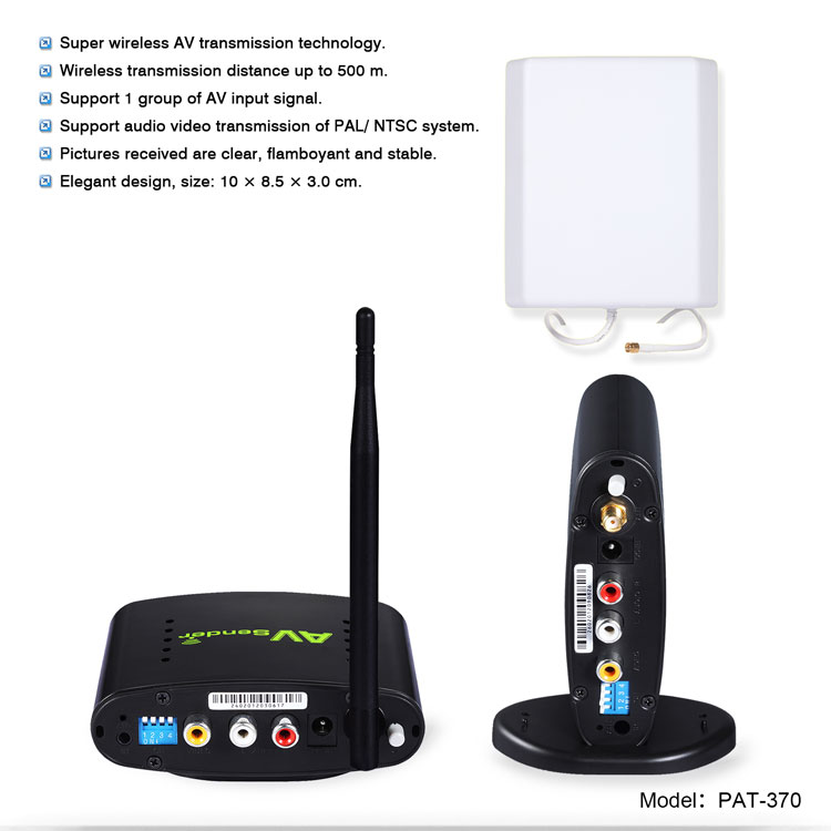 PAKITE 500 Meter 24GHz long distance Wireless Audio Video Sharing PAT370