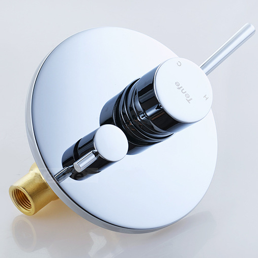 Concealed shower set two functions shower thermostatic valve