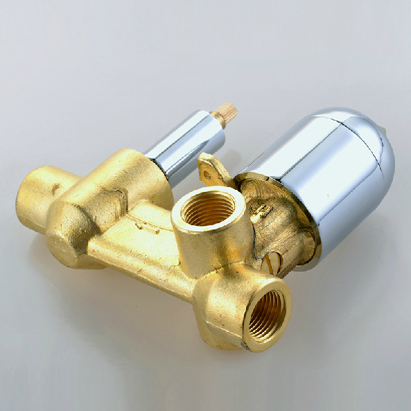 Concealed shower set two functions shower thermostatic valve