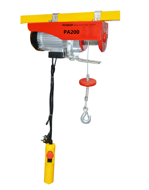 Mini Electric Wire Rope Hoist Cable Hoist with Upper Limit Hoist