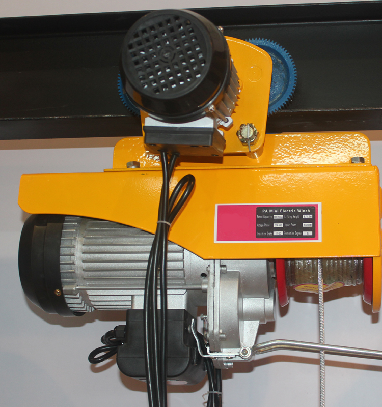 PA Mini Electric HoistElectric Winch with Trolley