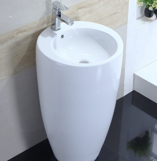 Floor standing wash basin design for hotel