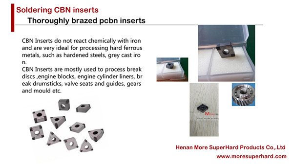 Brazed Pcbn Inserts