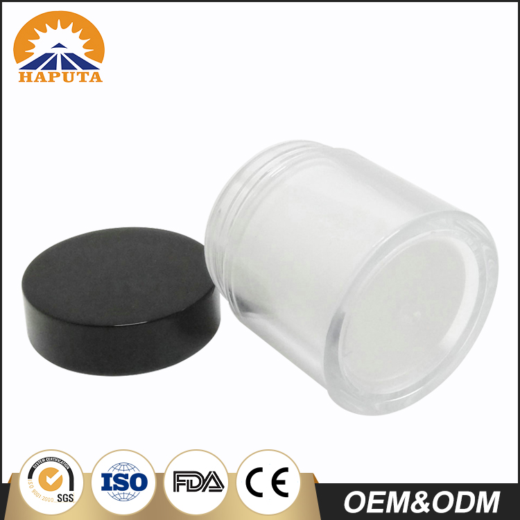 Simple Designed Cosmetic Double Wall Cream Jar With Screw Jar