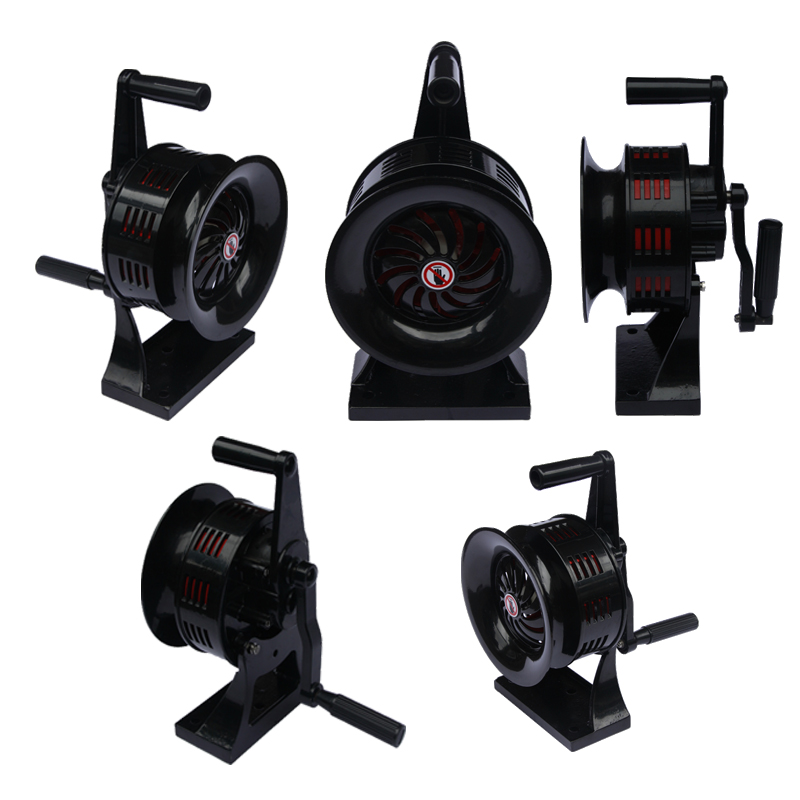 Hand crank siren Manual alarmSignal warning siren Lion King Signal LK200A