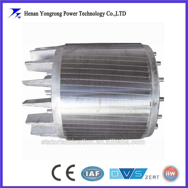 Induction motor silicon steel cores and laminations