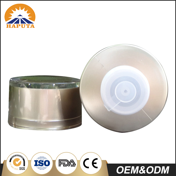 Golden Plastic Bottle with Lotion Pump Or Screw Cap