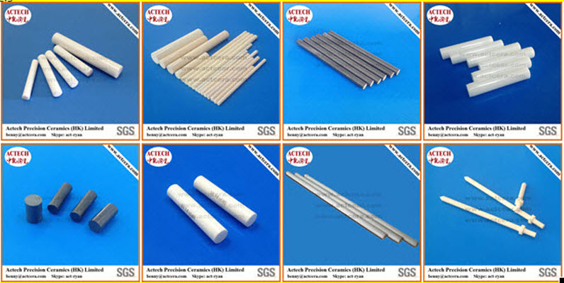 Precision alumina ceramic shaftrod