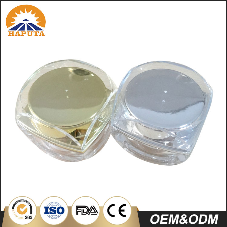 15g Empty Acrylic Plastic Cosmetic Cream Jars Double Wall Cream Jar