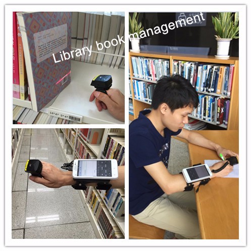 Wireless mini qr code wearable ring bluetooth 2d barcode scanner FS02 with wearable armband for warehouse inventory