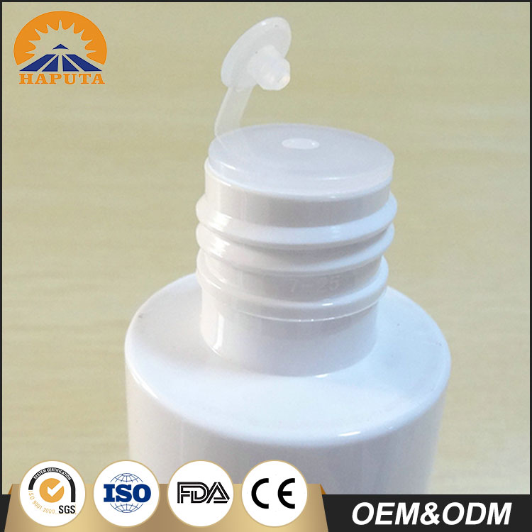 Cosmetic Pet Plastic Bottle with Double Wall Cap for Toner