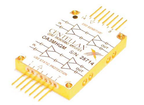 100gbps Optical Modulator Driver Centellax OA3mhqm Broadband Amplifier Quad Input