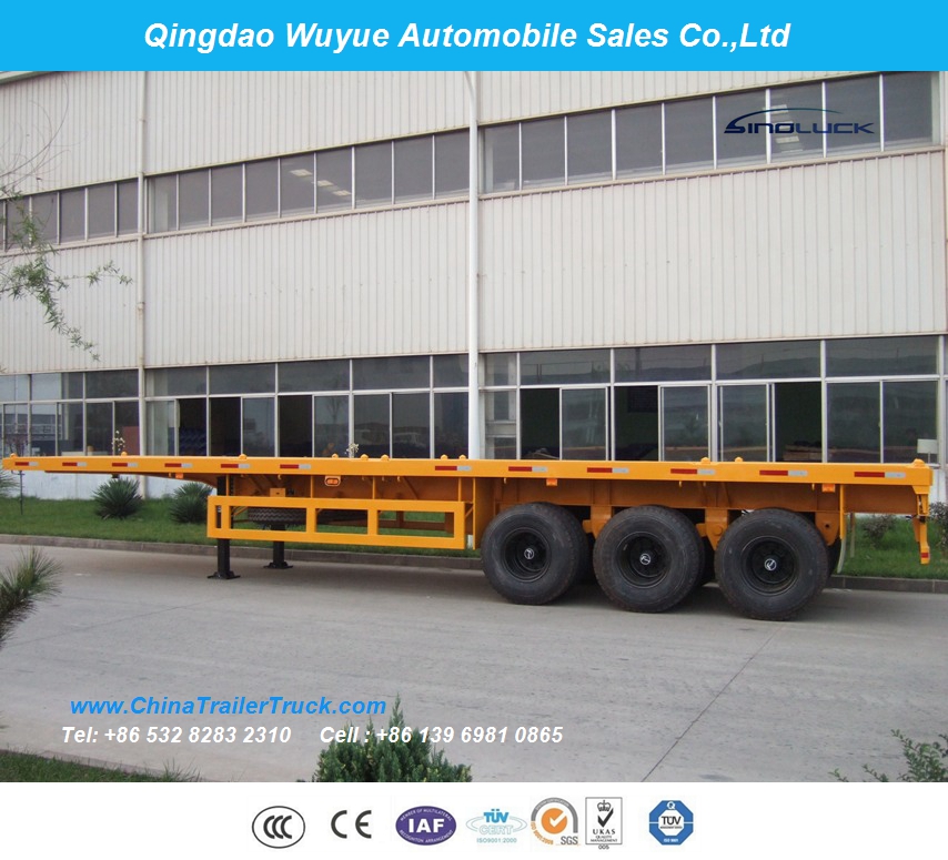 40FT Flat Bed Truck Semi Trailer