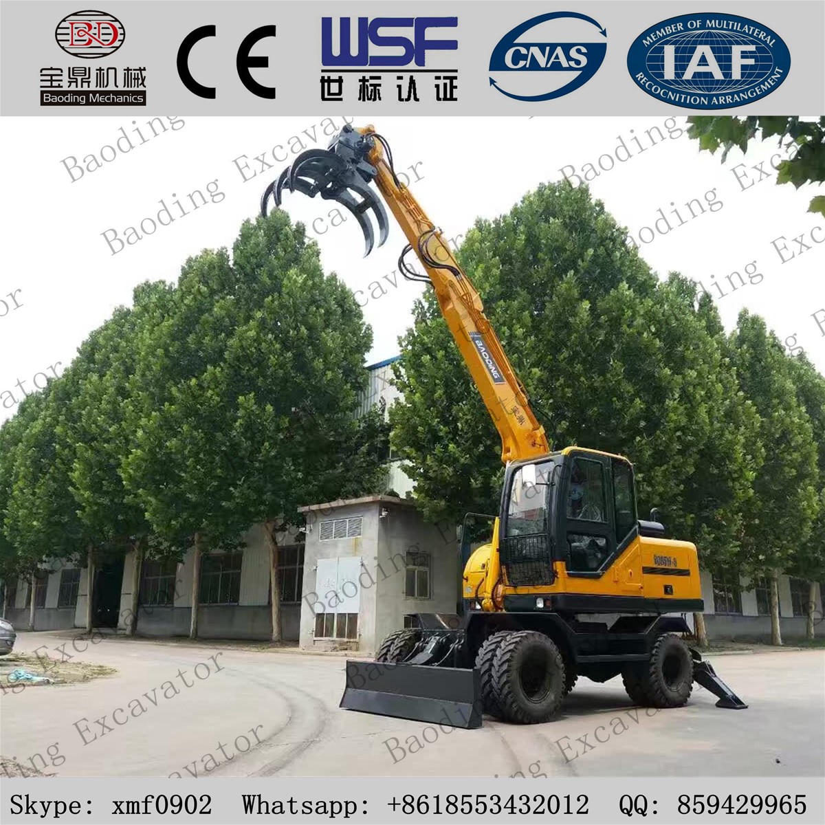 Baoding excavator grasping wood machine will maintain sales trend in 2017